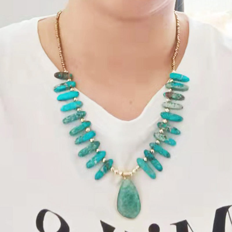 Turquoise Amazonite Necklace
