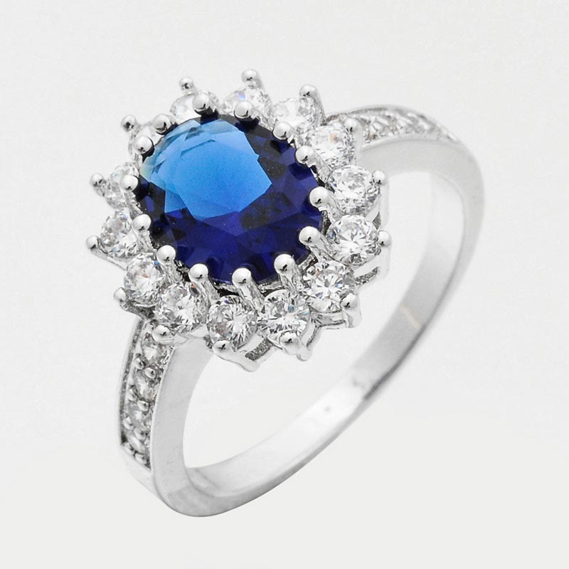 Limited Sale - Natural 3.26ct Sapphire Wedding Engagement Ring