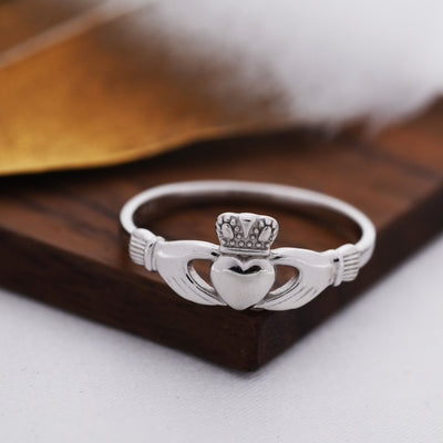 "Embrace The Love" Heart Plated Silver Ring