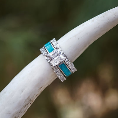 The Grand Sierra Baguette Wedding Ring Set