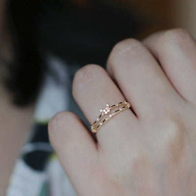 Delicate Cute Butterfly Ring