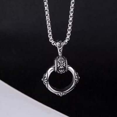 Stainless Steel Vintage Punk Cross Necklace
