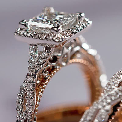 Prince Rose Couple Ring Set