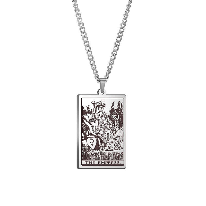 The Major Arcana Dainty Tarot Card Necklace