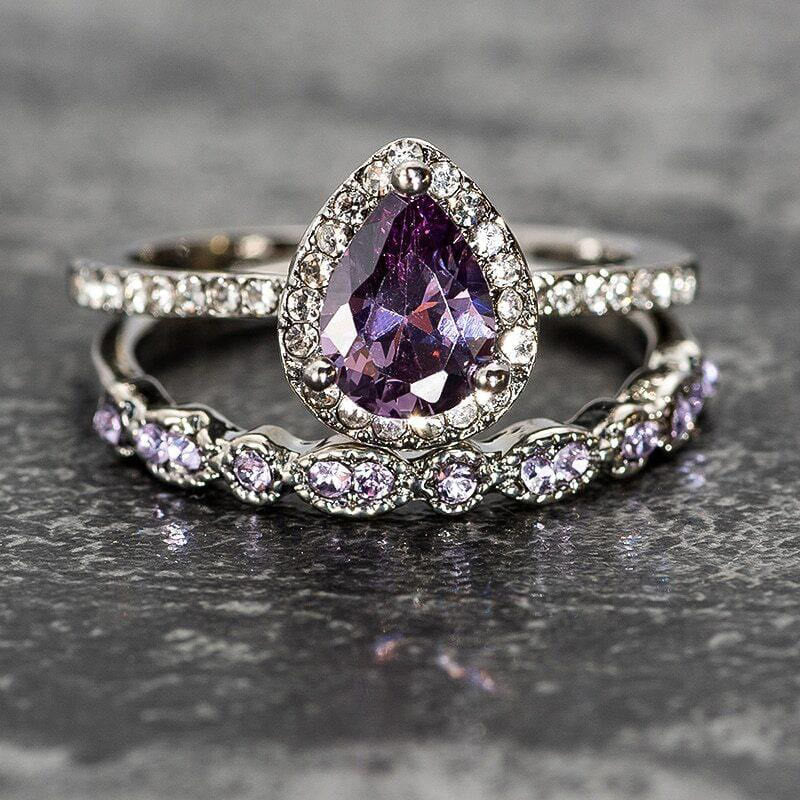 Limited Sale - Amethyst Stacking Ring