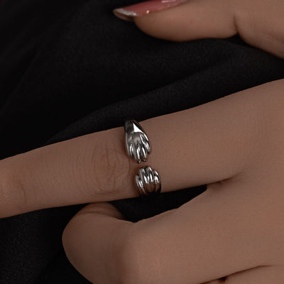 Sterling Silver Cute Cat Paw Ring