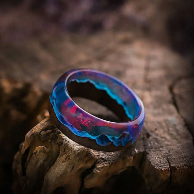 Limited Sale - Wood Resin Glow Ring