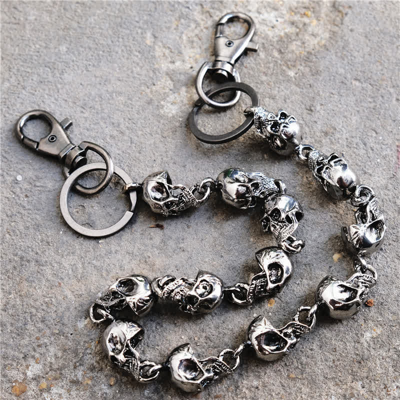 Men's Gothic Skull Head Waist Chain