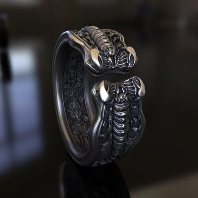 925 Silver Unique Scorpion Handmade Adjustable Ring