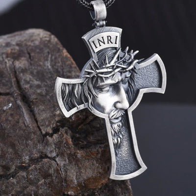 Limited Sale - Pure Tin Jesus Cross Necklace