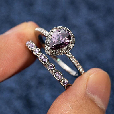 Limited Sale - Amethyst Stacking Ring