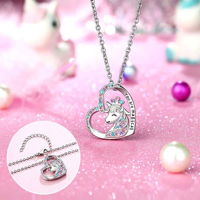 FREE Today: "You Are Magical" - Unicorn Princess Earrings and Necklace