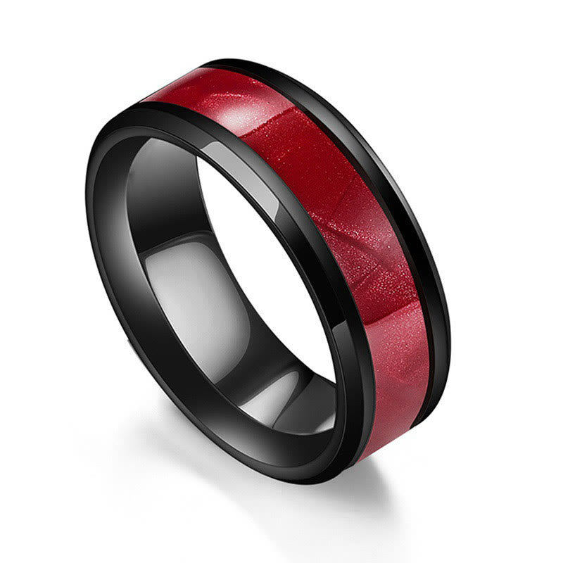 Elegant Butterfly Titanium Steel Couple Ring