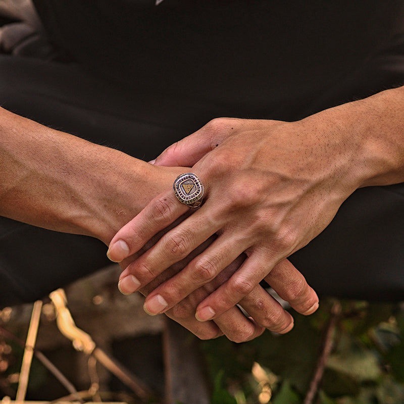 Eye of Providence Sterling Silver Masonic Ring