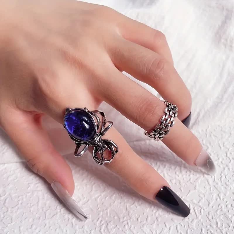 FREE Today: Colors Gemstone Spider Ring