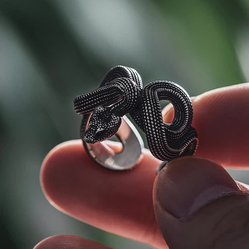 FREE Today: Retro Punk Snake Wrap Ring