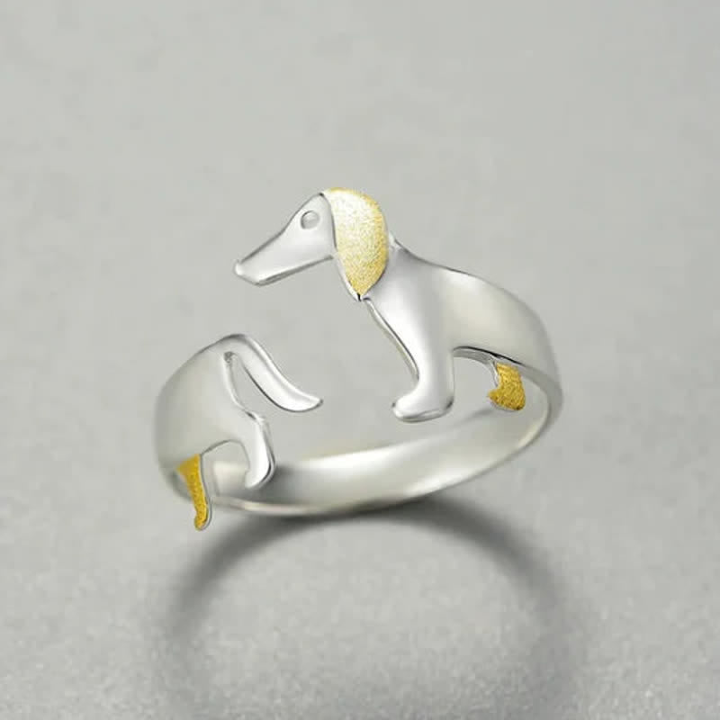 FREE Today: Sterling Silver Sausage Dog Ring