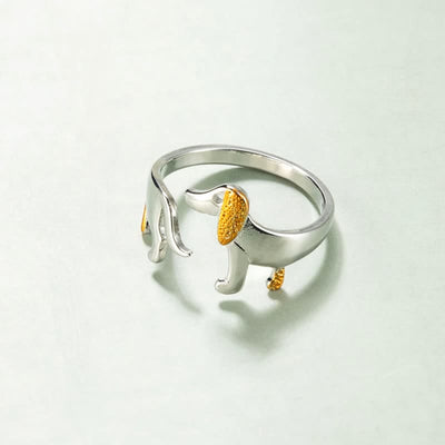 FREE Today: Sterling Silver Sausage Dog Ring