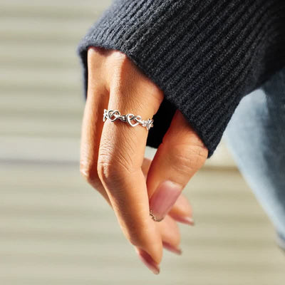 FREE Today: Always Connected Infinity Heart Knot Ring