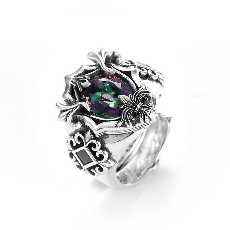 FREE Today: Retro Alexandrite Cross Ring