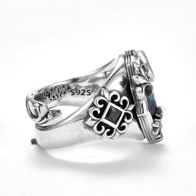 FREE Today: Retro Alexandrite Cross Ring