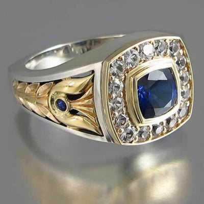 Luxurious Sapphire Bussiness Ring