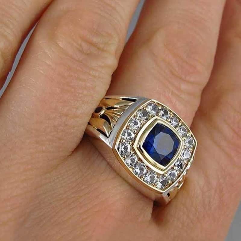 FREE Today: Luxurious Sapphire Bussiness Ring