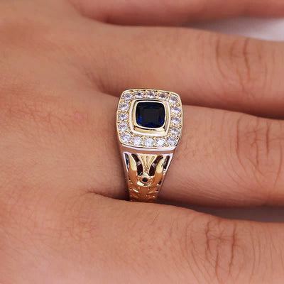 FREE Today: Luxurious Sapphire Bussiness Ring