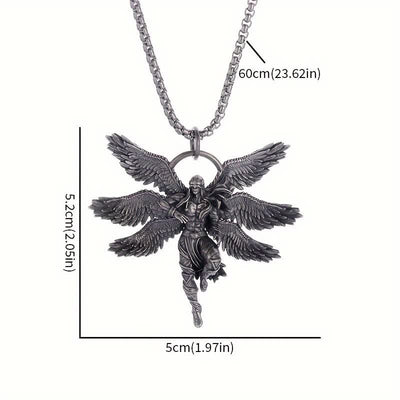 FREE Today: Female Warrior Seraph Pendant Necklace