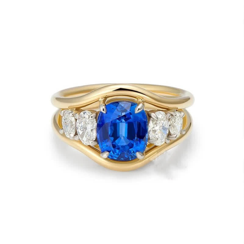 FREE Today: Vintage Luxury Sapphire Ring