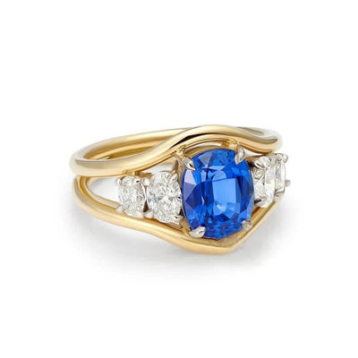 Vintage Luxury Sapphire Ring