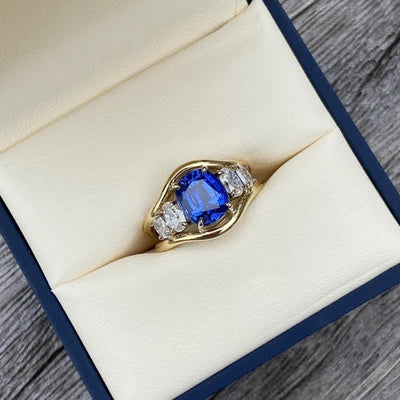 FREE Today: Vintage Luxury Sapphire Ring