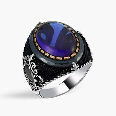 FREE Today: Blue Sapphire Silver Ring