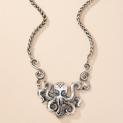 Vintage Elegant Octopus Necklace