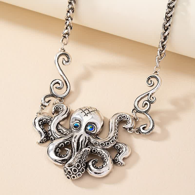 Vintage Elegant Octopus Necklace