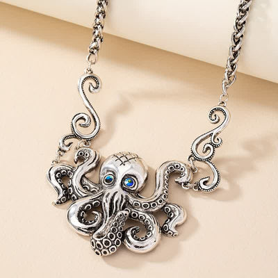 Vintage Elegant Octopus Necklace