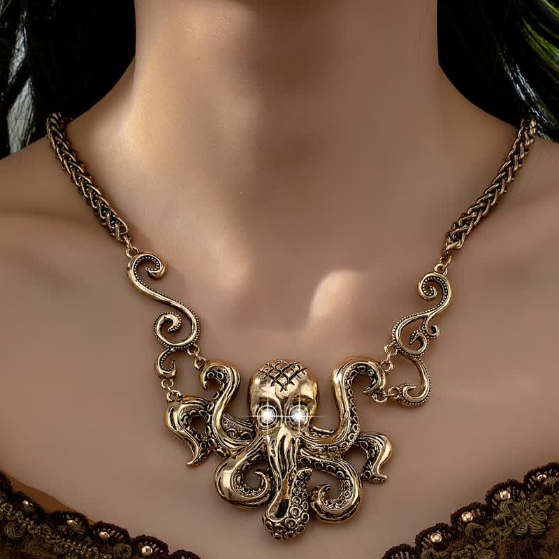 FREE Today: Vintage Elegant Octopus Necklace