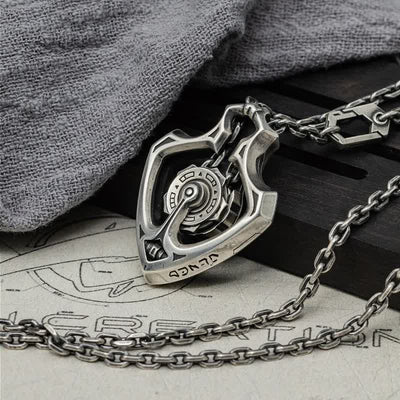 FREE Today: Handmade "Shuttle" Mechanical Gear Pendant Necklace