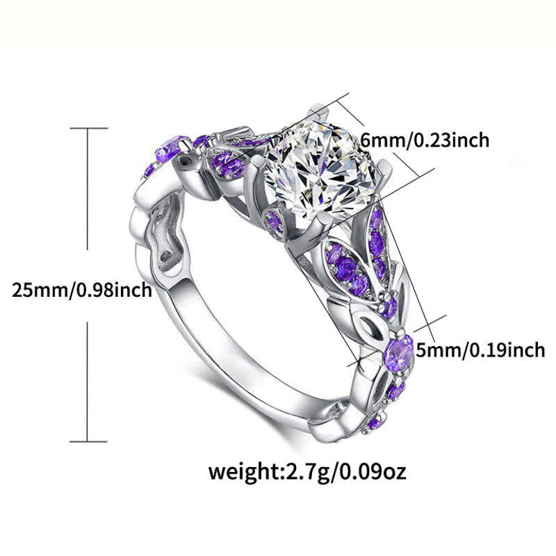 FREE Today: Zircon S925 Silver Butterfly Ring