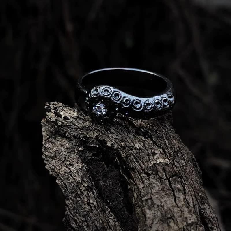 FREE Today: Octopus Tentacle Gothic Ring