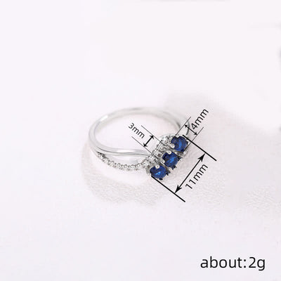 FREE Today: Oval Sapphire Luxury Ring