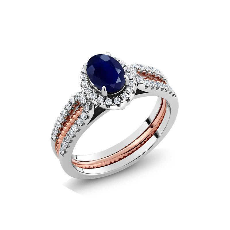 Vintage Luxury Sapphire Ring