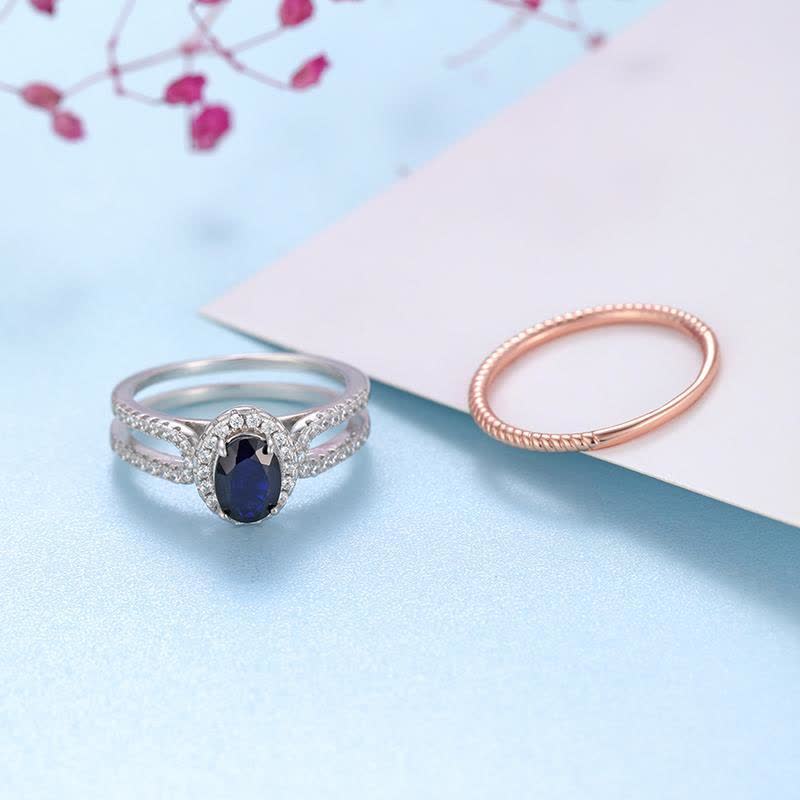 Vintage Luxury Sapphire Ring