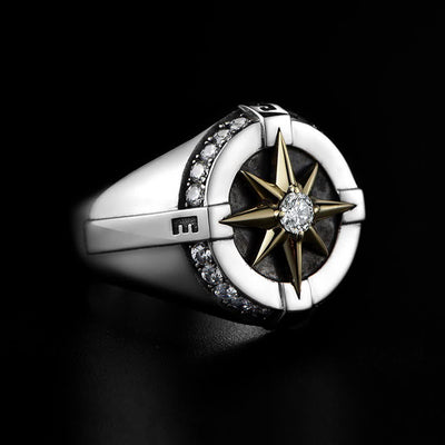Vintage Compass Ring