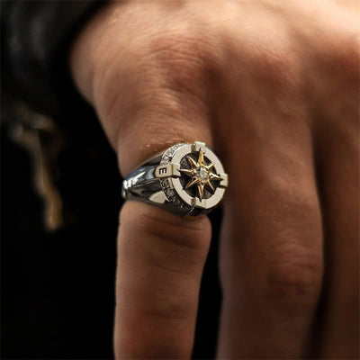 Vintage Compass Ring