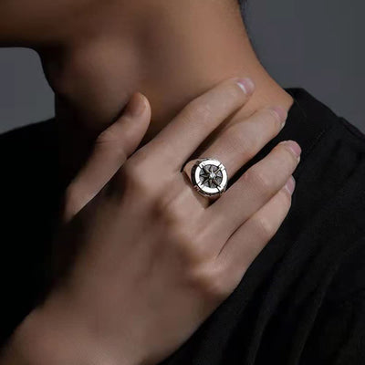 Vintage Compass Ring