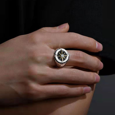 Vintage Compass Ring