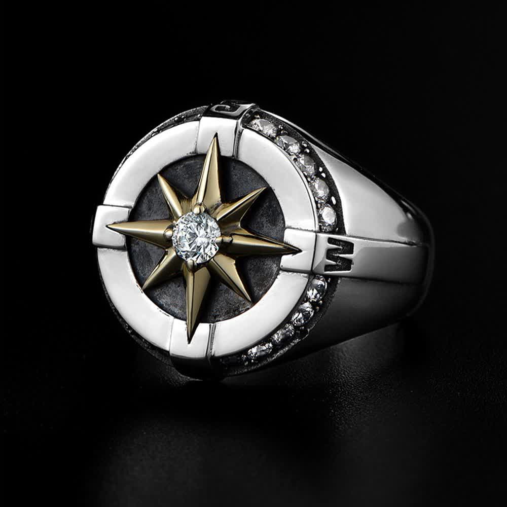 Vintage Compass Ring