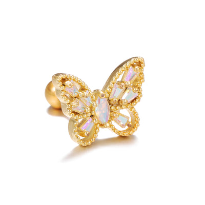 Animal Butterfly Stainless Steel Earrings