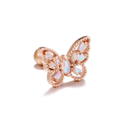Animal Butterfly Stainless Steel Earrings